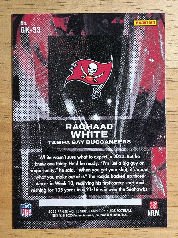 2022 Panini Chronicles Gridiron Kings #33 Rachaad White