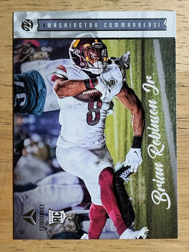 2022 Chronicles Luminance Update Horizontal Rookies #224 Brian Robinson Jr.