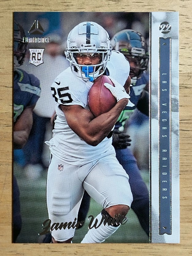 2022 Panini Chronicles Luminance Update Vertical Rookies #210 Zamir White