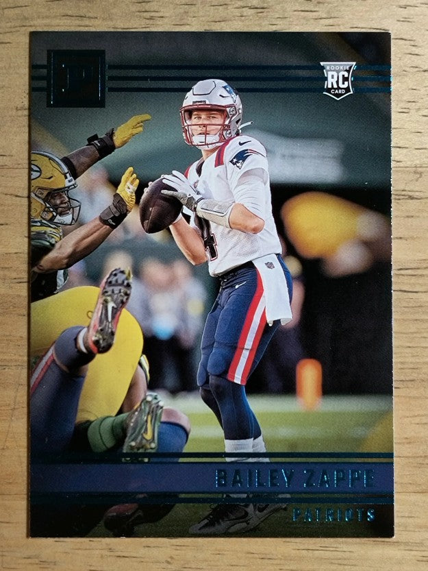 2022 Panini Chronicles Panini Teal #20 Bailey Zappe