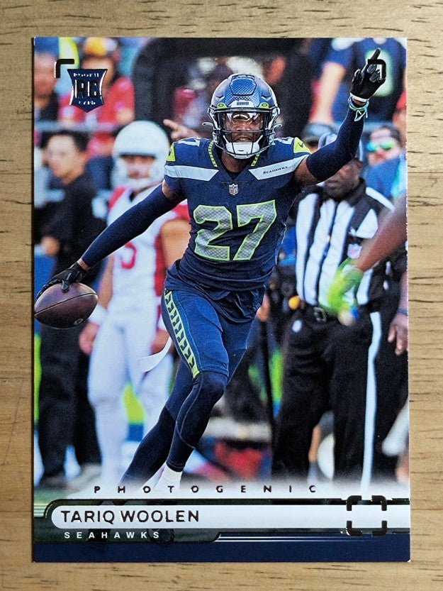 2022 Panini Chronicles Photogenic #41 Tariq Woolen