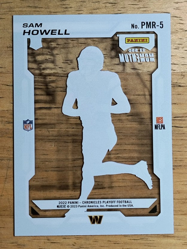 2022 Panini Chronicles Playoff Momentum Rookies #5 Sam Howell