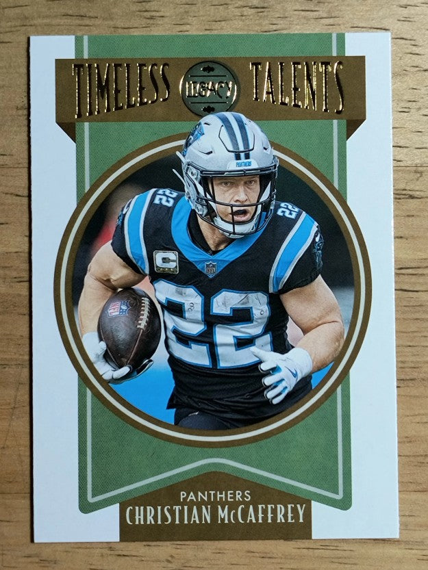 2022 Panini Legacy Timeless Talents #5 Christian McCaffrey