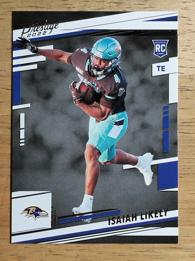 2022 Prestige #340 Isaiah Likely RC