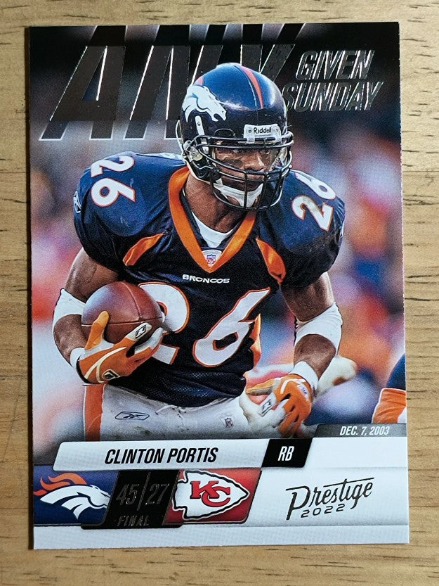 2022 Prestige Any Given Sunday #16 Clinton Portis