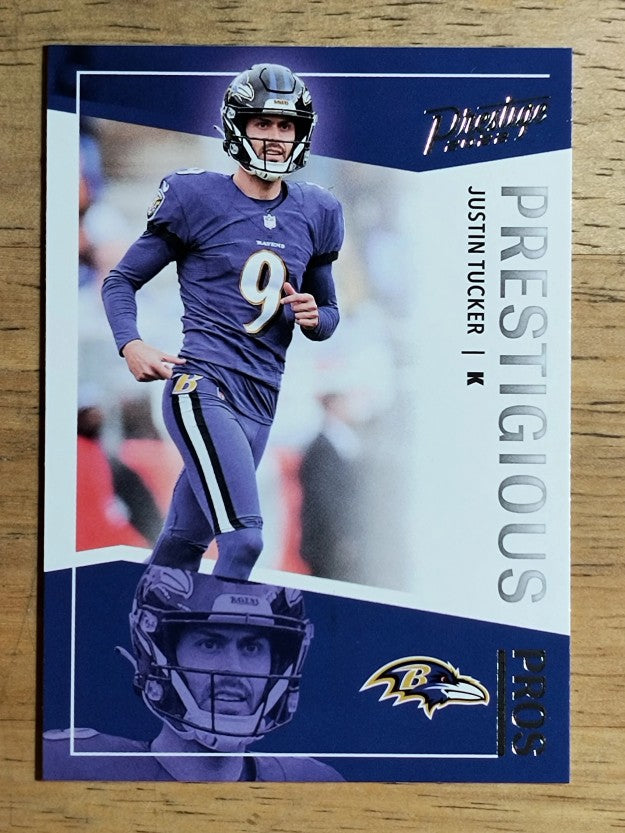 2022 Prestige Prestigious Pros #19 Justin Tucker