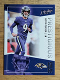 2022 Prestige Prestigious Pros #19 Justin Tucker
