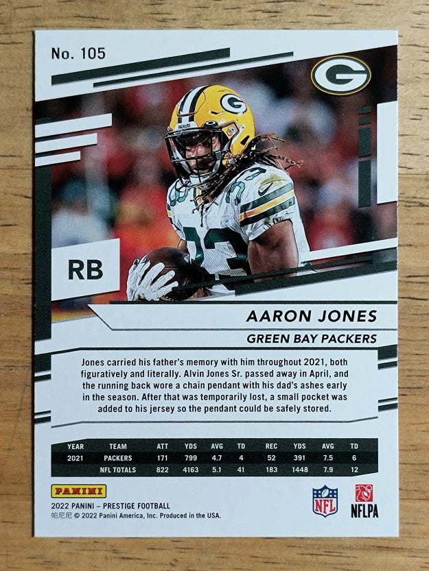 2022 Prestige Xtra Points Diamond #105 Aaron Jones