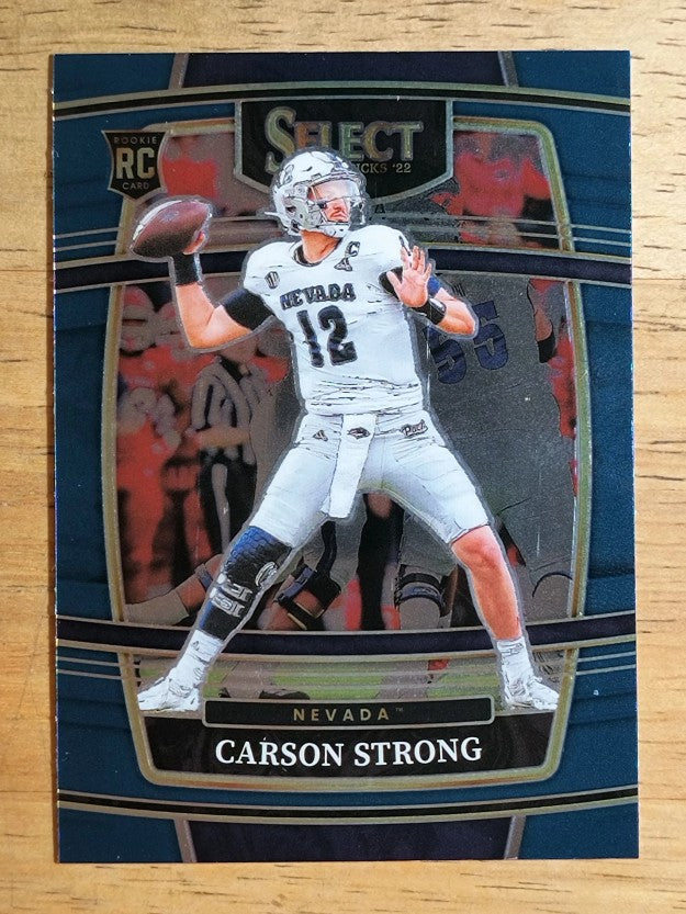 2022 Select Draft Picks Blue #11 Carson Strong