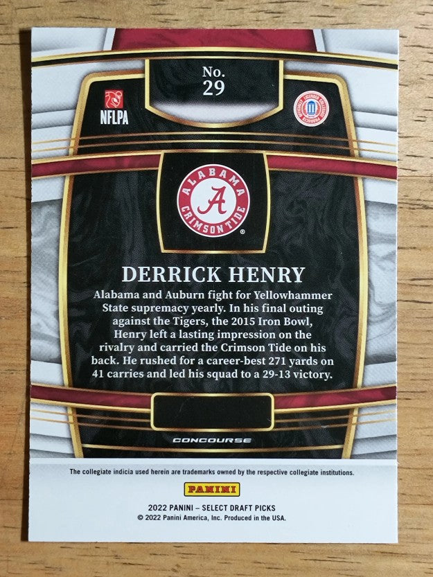 2022 Select Draft Picks Blue #29 Derrick Henry