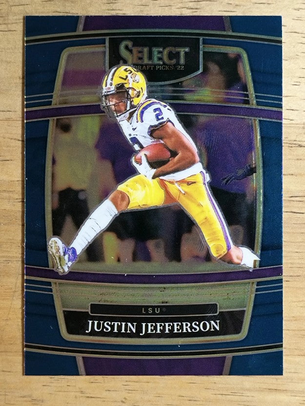 2022 Select Draft Picks Blue #49 Justin Jefferson