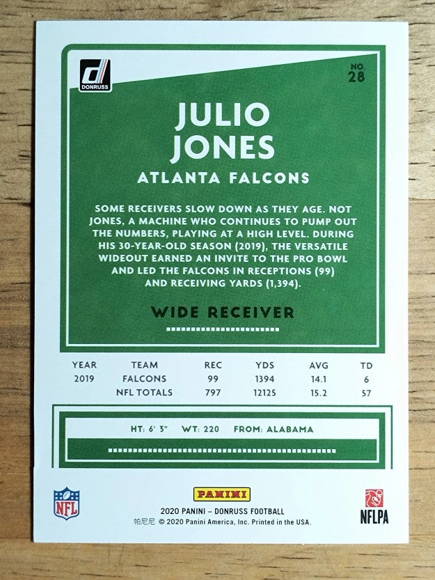 2020 Donruss #28A Julio Jones