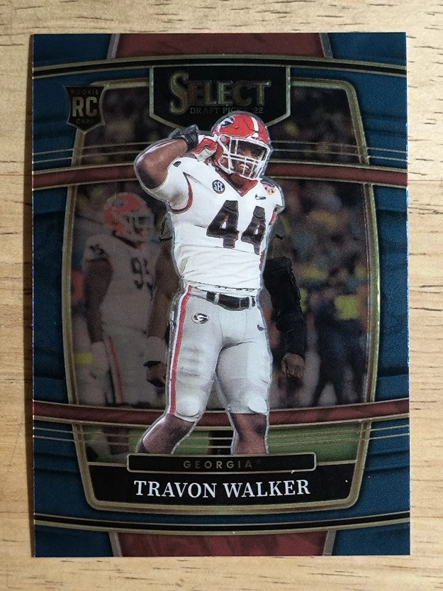 2022 Select Draft Picks Blue #86 Travon Walker