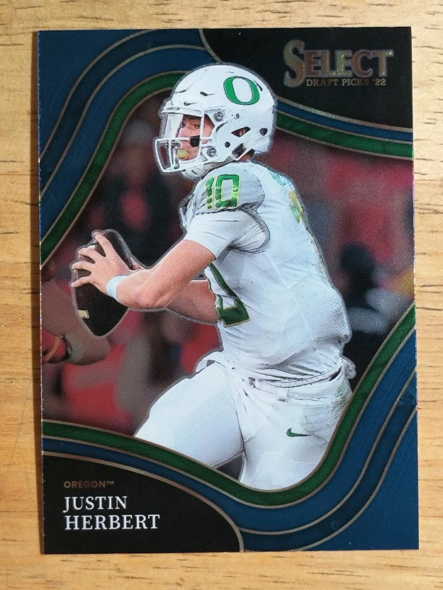 2022 Select Draft Picks Blue #135 Justin Herbert