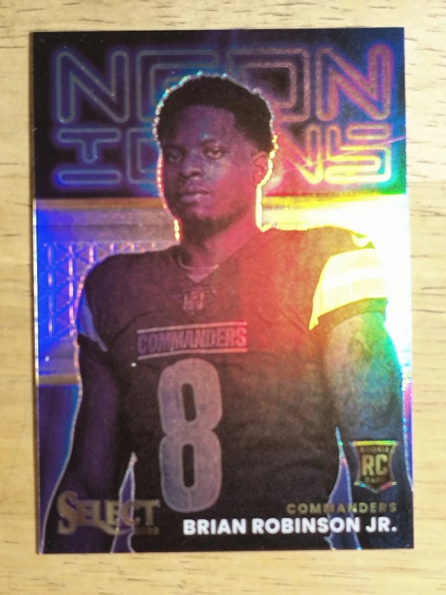 2022 Select Neon Icons Prizm #19 Brian Robinson Jr.