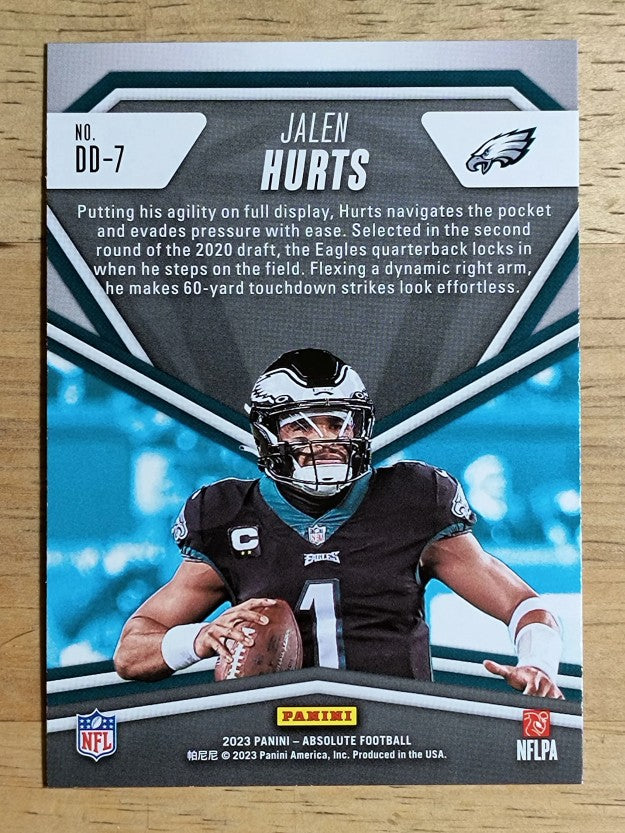 2023 Absolute Draft Diamonds #7 Jalen Hurts