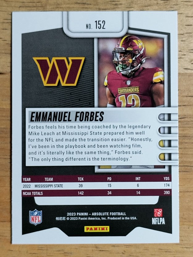 2023 Absolute Retail #152 Emmanuel Forbes