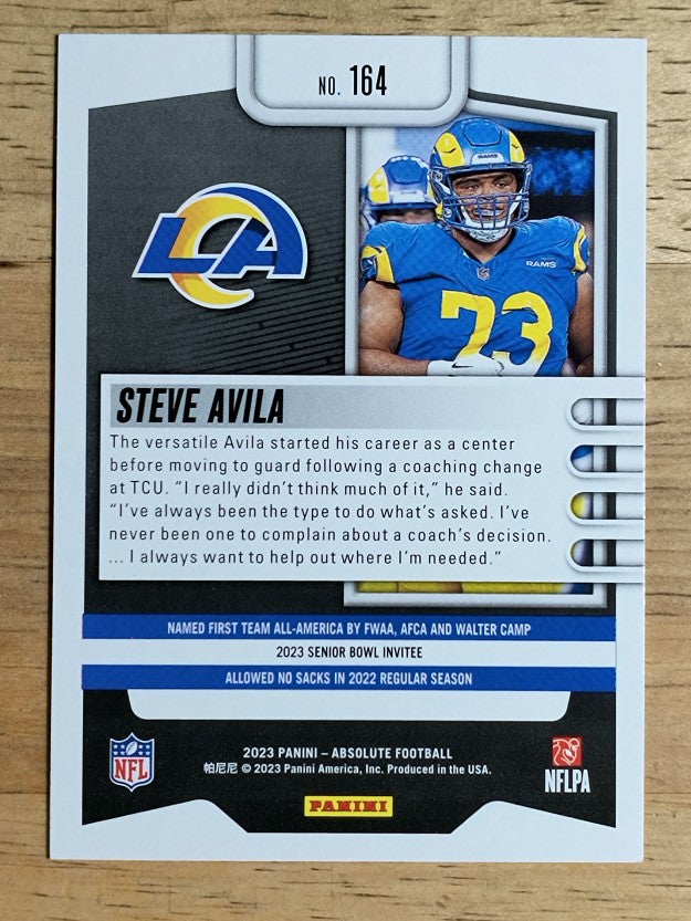 2023 Absolute Retail #164 Steve Avila