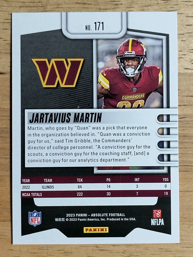 2023 Absolute Retail #171 Jartavius Martin