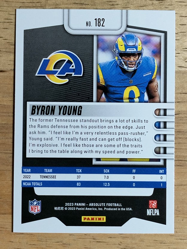 2023 Absolute Retail #182 Byron Young