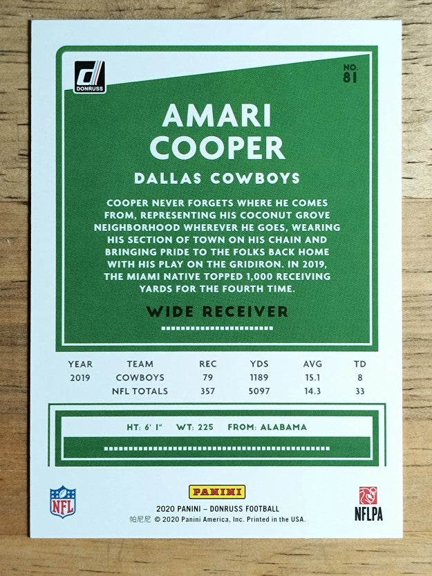 2020 Donruss #81 Amari Cooper