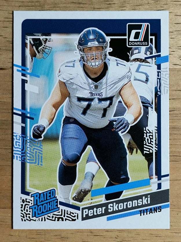 2023 Donruss #395 Peter Skoronski RR RC