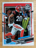 2023 Donruss Optic #220 DJ Turner RR RC