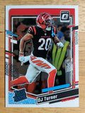 2023 Donruss Optic #220 DJ Turner RR RC