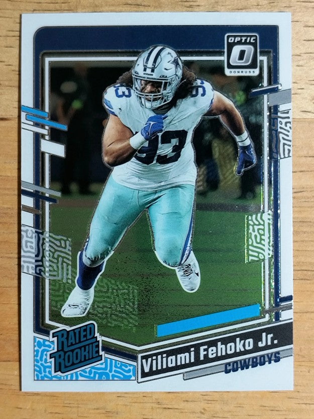 2023 Donruss Optic #229 Viliami Fehoko Jr. RR RC