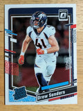 2023 Donruss Optic #230 Drew Sanders RR RC
