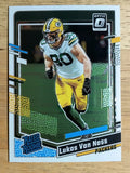 2023 Donruss Optic #240 Lukas Van Ness RR RC