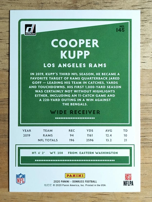 2020 Donruss #145A Cooper Kupp