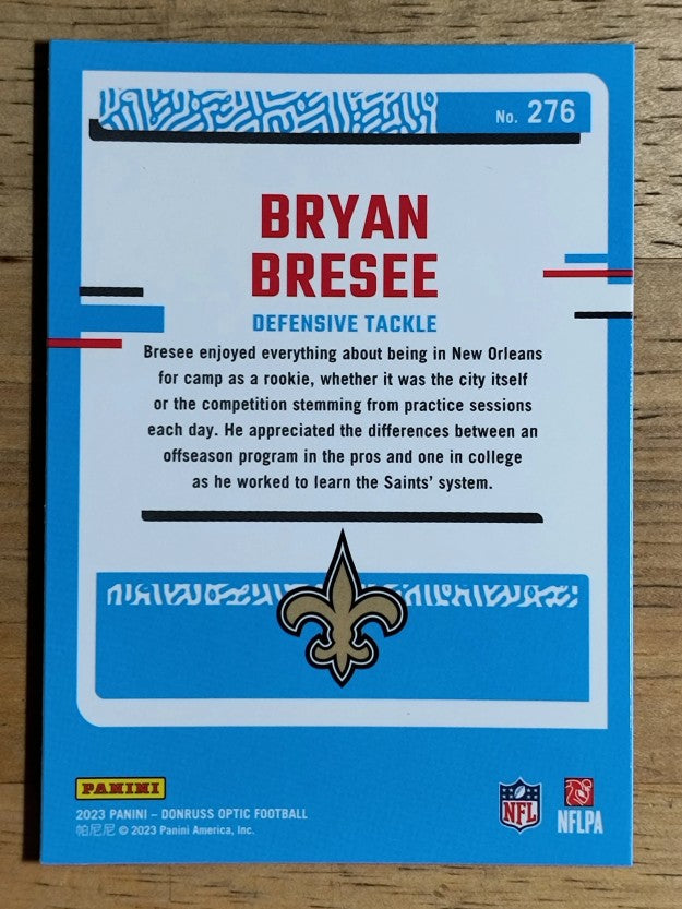 2023 Donruss Optic #276 Bryan Bresee RR RC