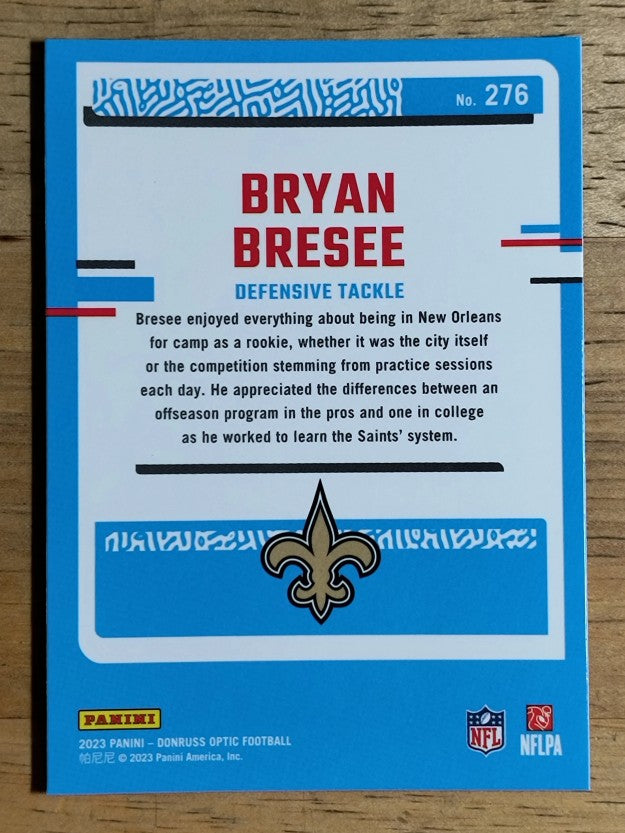 2023 Donruss Optic #276 Bryan Bresee RR RC