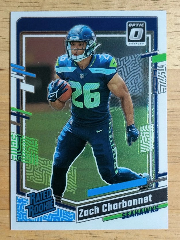 2023 Donruss Optic #294 Zach Charbonnet RR RC