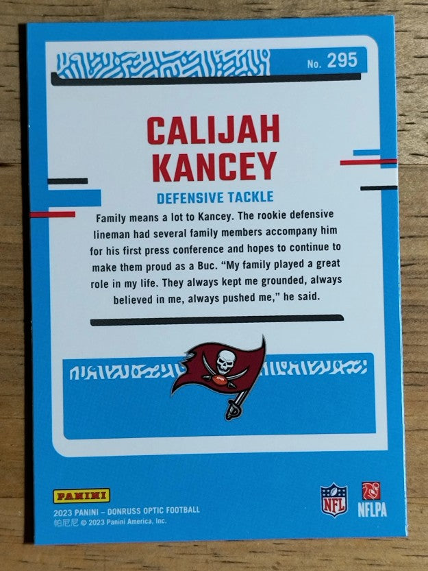 2023 Donruss Optic #295 Calijah Kancey RR RC