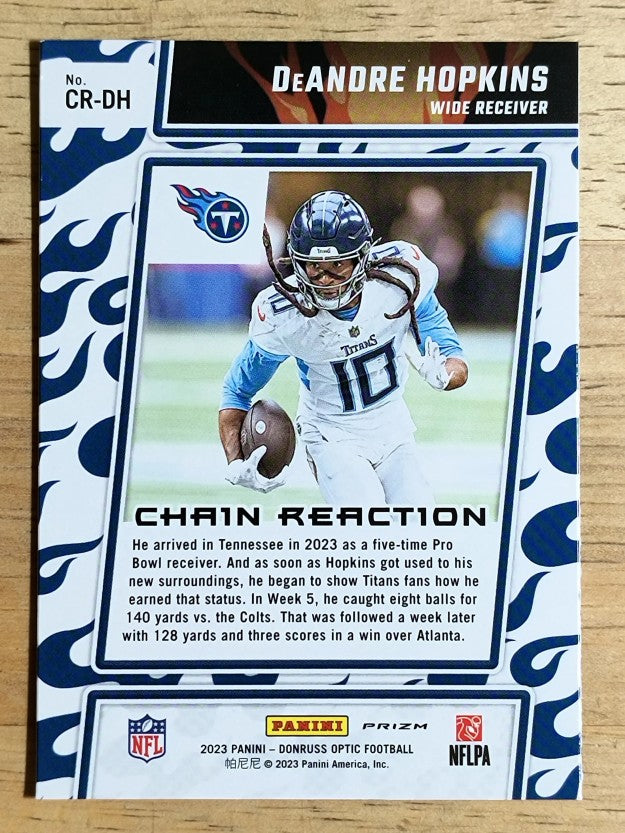 2023 Donruss Optic Chain Reaction #12 DeAndre Hopkins