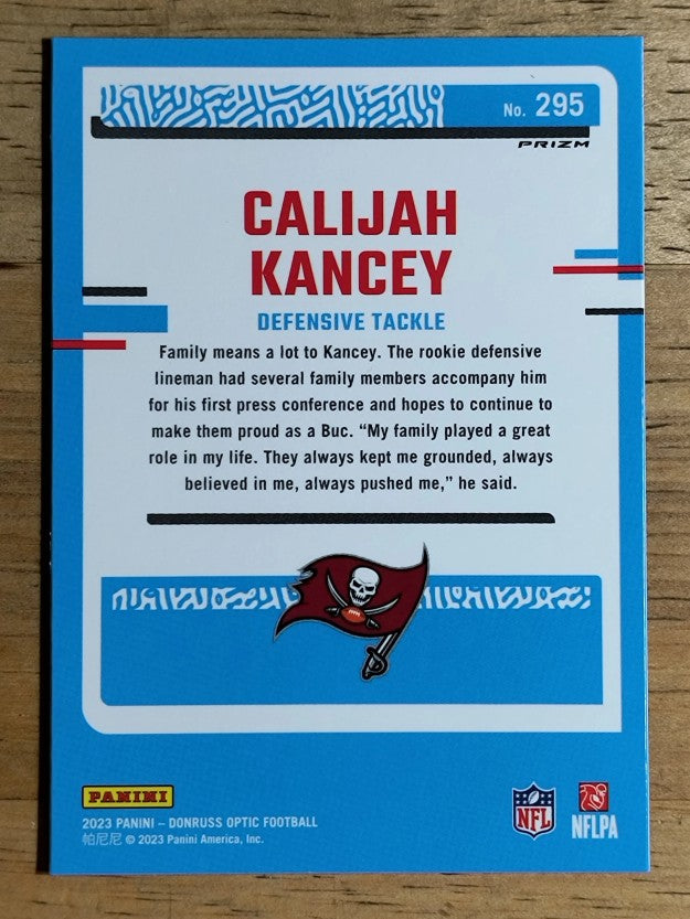 2023 Donruss Optic Holo #295 Calijah Kancey RR