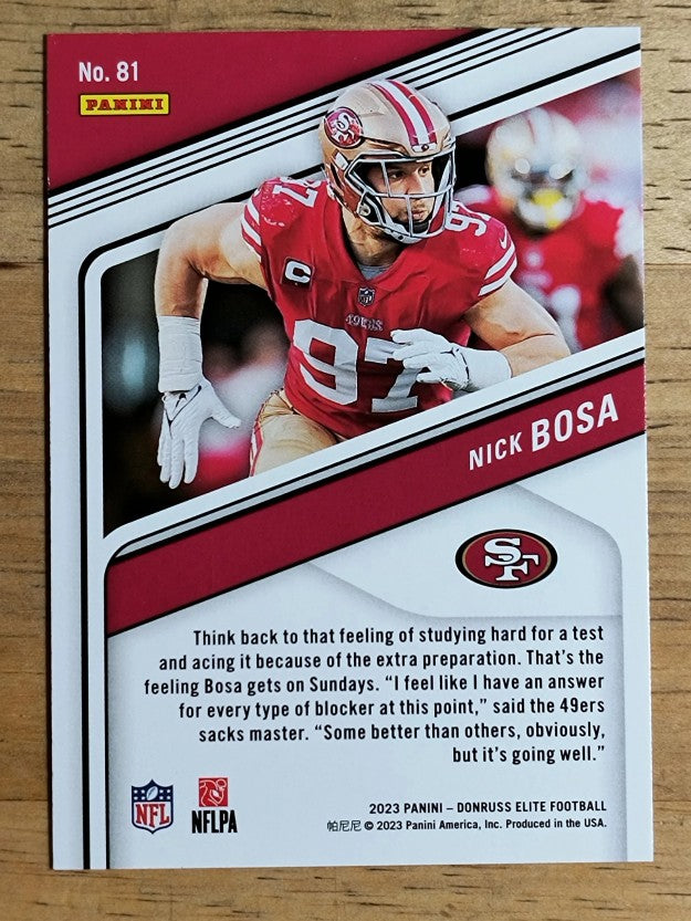 2023 Elite Green Disco #81 Nick Bosa