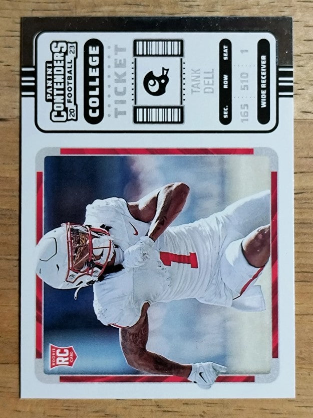 2023 Panini Chronicles Draft Picks Contenders College Ticket #17 Tank Dell