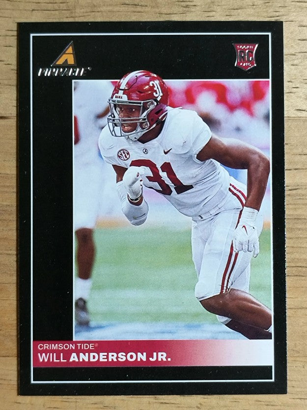 2023 Panini Chronicles Draft Picks Pinnacle #9 Will Anderson Jr.