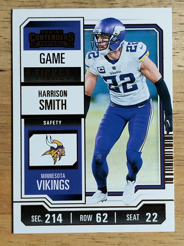 2023 Panini Contenders Game Ticket Orange #66 Harrison Smith