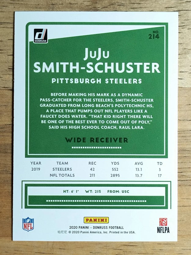 2020 Donruss #214A JuJu Smith-Schuster