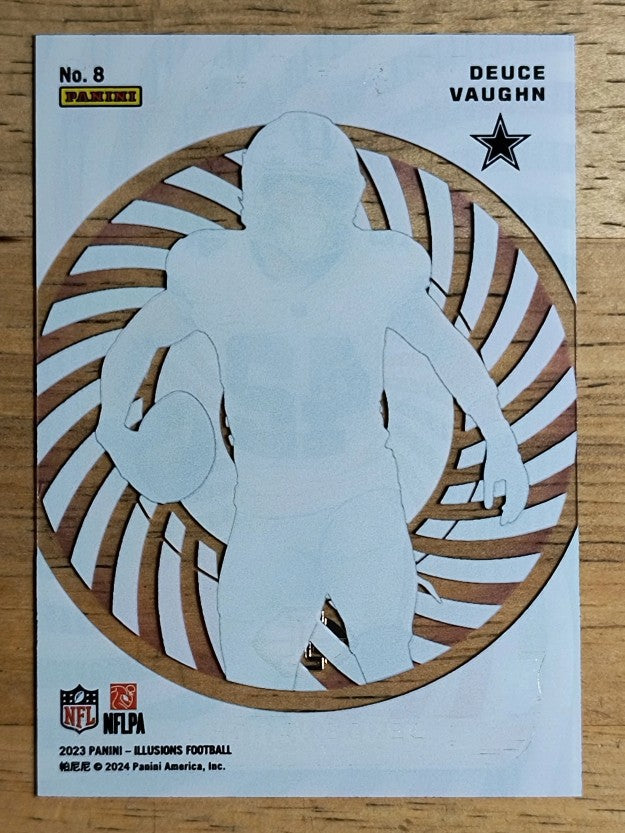 2023 Panini Illusions Mystique #8 Deuce Vaughn
