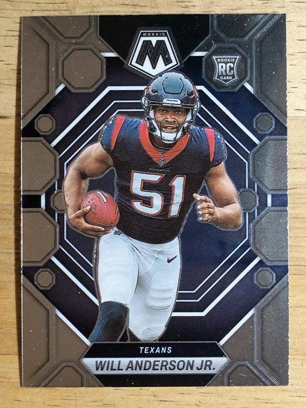 2023 Panini Mosaic #376 Will Anderson Jr. RC