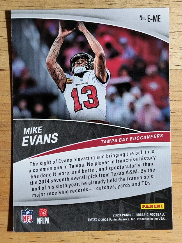 2023 Panini Mosaic Elevate #3 Mike Evans