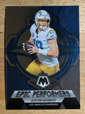 2023 Panini Mosaic Epic Performers #9 Justin Herbert