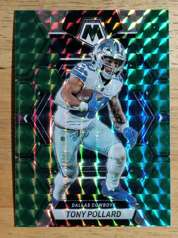 2023 Panini Mosaic Mosaic Green #56 Tony Pollard