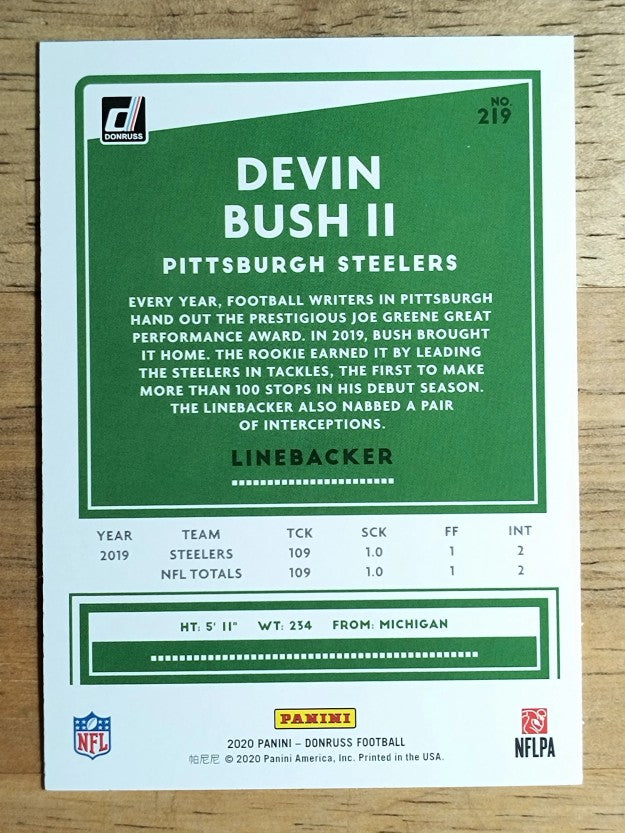 2020 Donruss #219 Devin Bush II