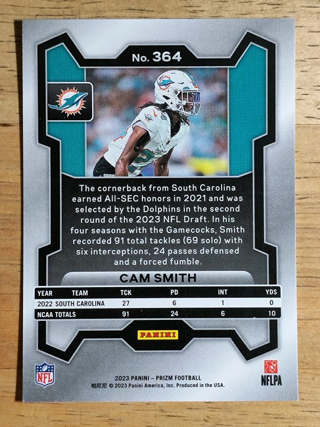 2023 Panini Prizm #364 Cam Smith RC